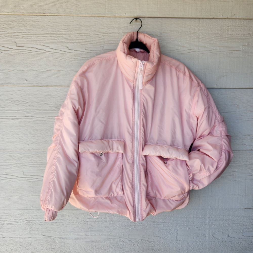 Fabletics Blush Pink Women's Puffer Coat